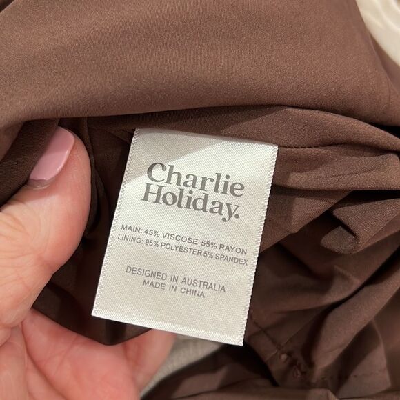 Charlie Holiday Retro Zebra lola mini slip dress size Medium (size 6) NWT - Picture 12 of 12